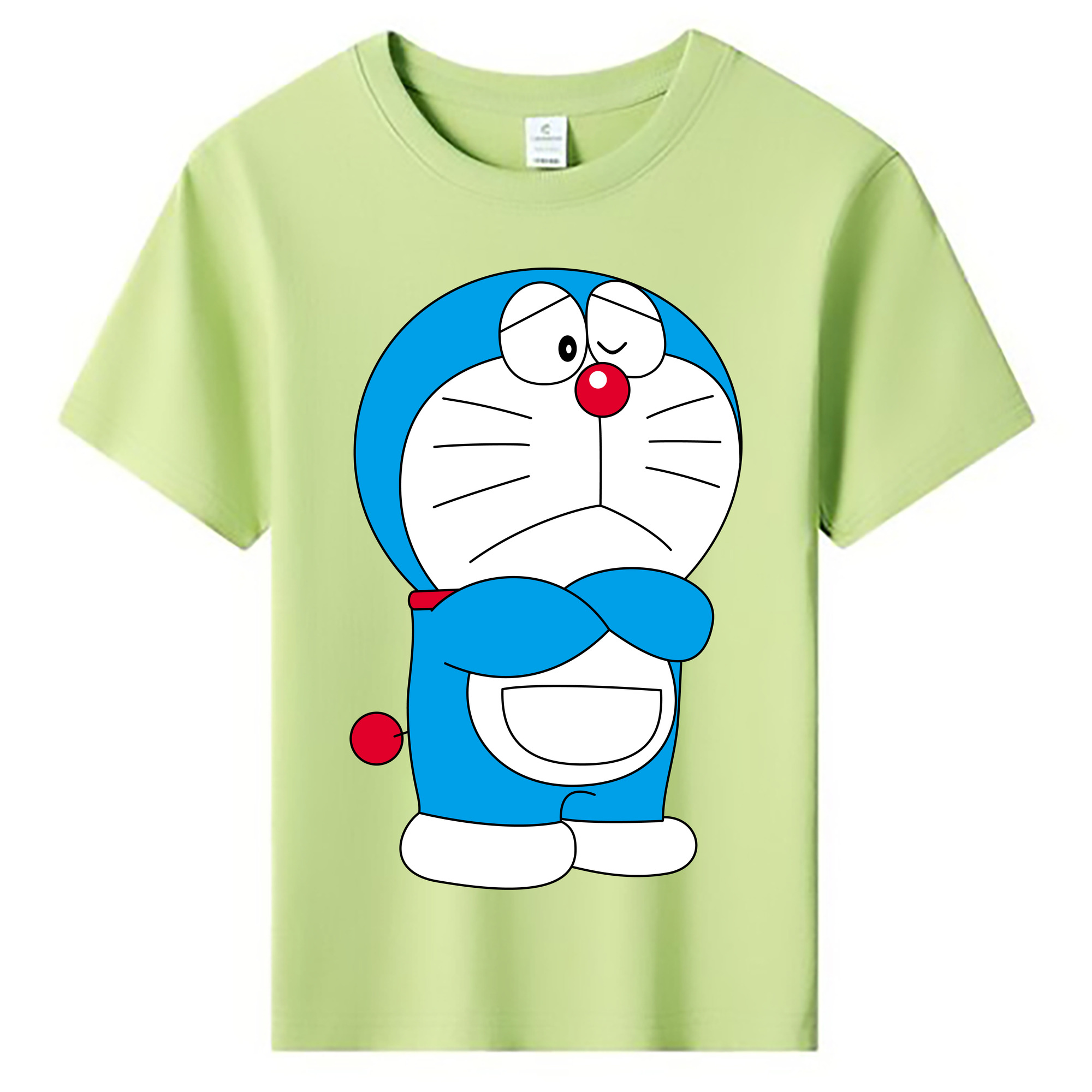 （画像用） ドラえもん Doraemon 綿100％キッズTシャツ（フロントプリント）